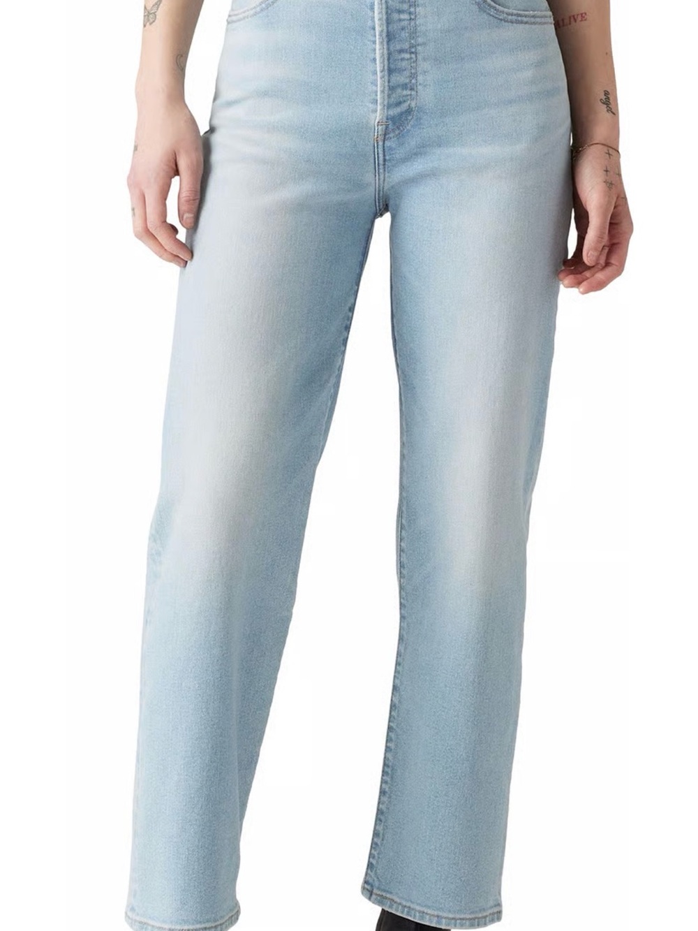 Levi's Light Blue Straight Leg Women's Jeans